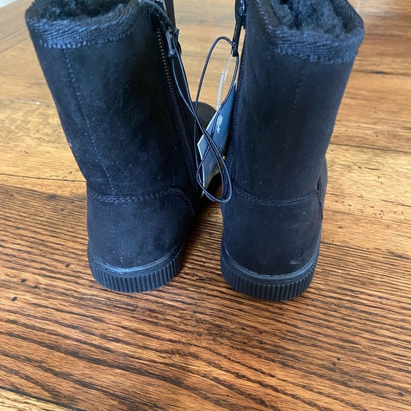 NWT Pip Zipper Toddler Shearling Style Boots - Picture 5 of 7